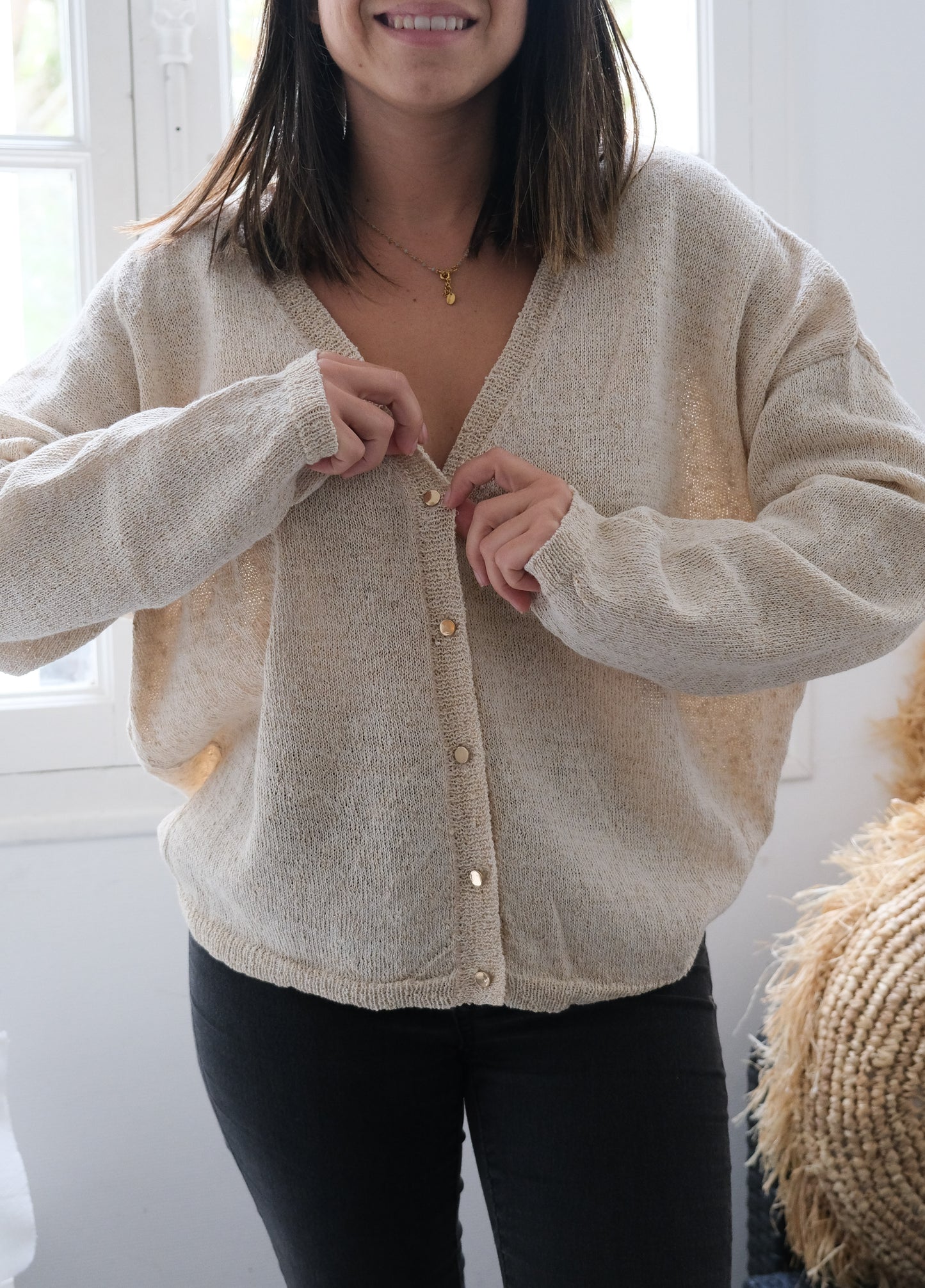 GILET PERLE